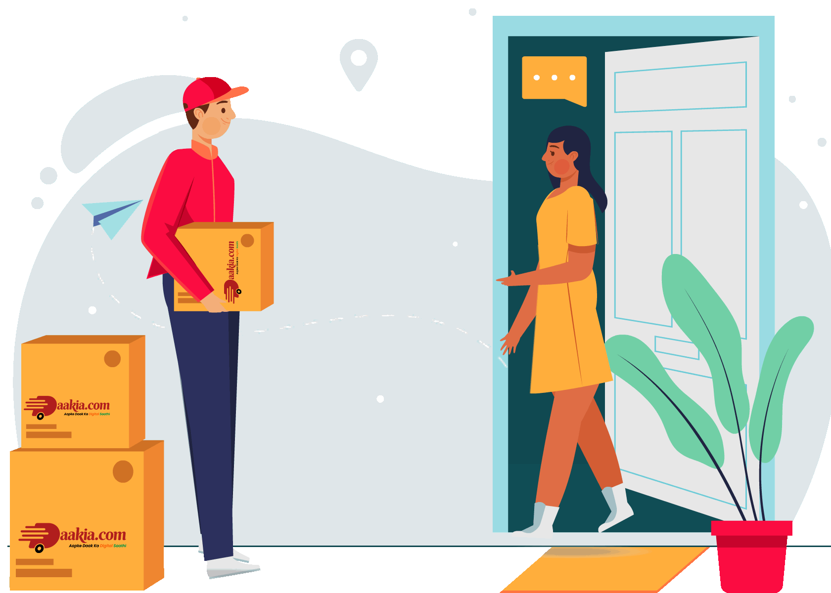 Best logistics franchise in India - Daakia